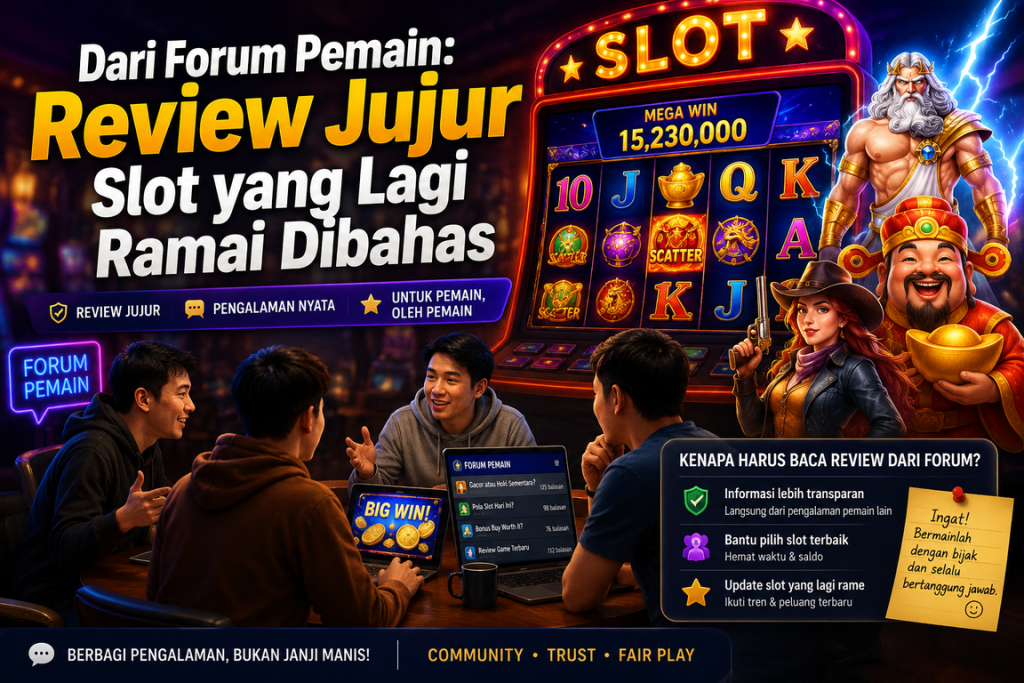 Dari Forum Pemain: Review Jujur Slot yang Lagi Ramai Dibahas